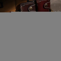 Vintage Leather Key Pouch Handwork Holder Key Wallet