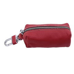 Leather Key Holder Organizer Housekeeper Keychain Pouch