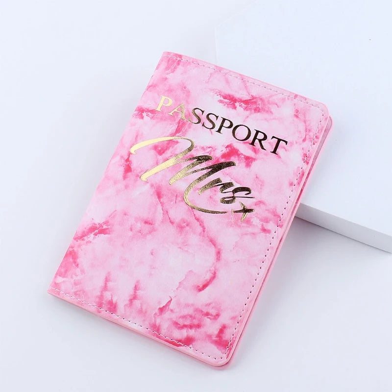 Waterproof Leather Passport Holder Document Cover