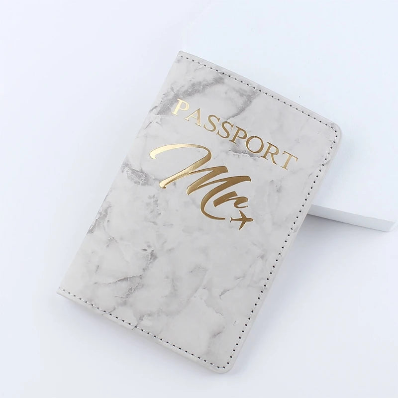 Waterproof Leather Passport Holder Document Cover