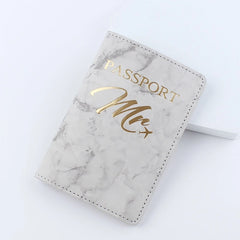 Waterproof Leather Passport Holder Document Cover