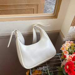 Leather Armpit Women's Handbags Retro Shoulder Messenger Bag