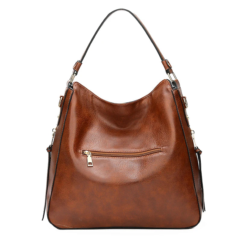Leather Women Handbags Female Shoulder Bags Purses Large Capacity Tote Bag