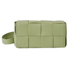 Leather Woven Waist Bag Belt Bag Crossbody Bag For Women