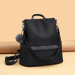 Leisure Women Backpack Oxford Large Capacity Schoolbag Guard Against Theft