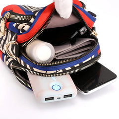 National Printed Women's Shoulder Bag Waist Bag Small Satchel