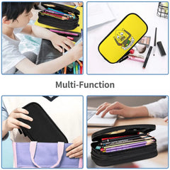 Lemongrab Pen Box Student School Anime Zipper Pen Bag Child Stationery Bag