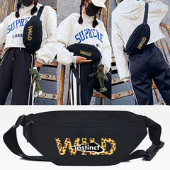 Leopard Print WILD Print Waist Bag All-match Chest Pack
