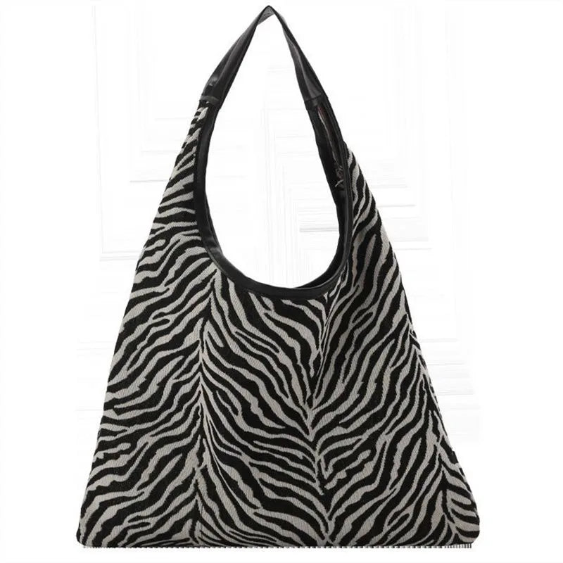Leopard Print Handbag Women Large Capacity Shoulder Bag Female Summer Travel