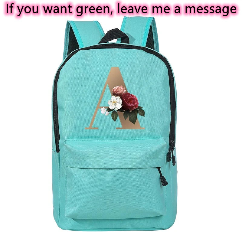 Floral Printing Backpack for Women Casual Shoulder Bag
