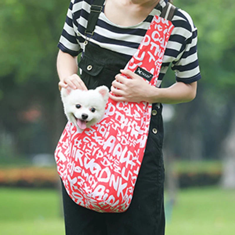 Outdoor Pet Cat Chest Bag Dog Carrier Backpack Travel Front Pack
