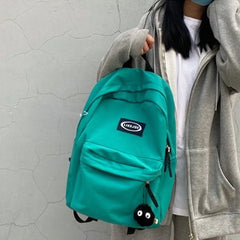 Preppy Style Backpacks Women Bagpack Harajuku Canvas Foldable Knapsack