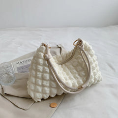 Soft Winter Tote Bag Armpit Bag Women's Handbag