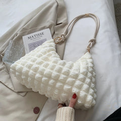 Winter Soft Women Handbag Large Tote Bag