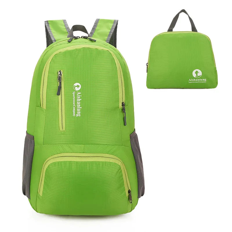 Nylon Foldable Backpack Waterproof Travel Folding Bag