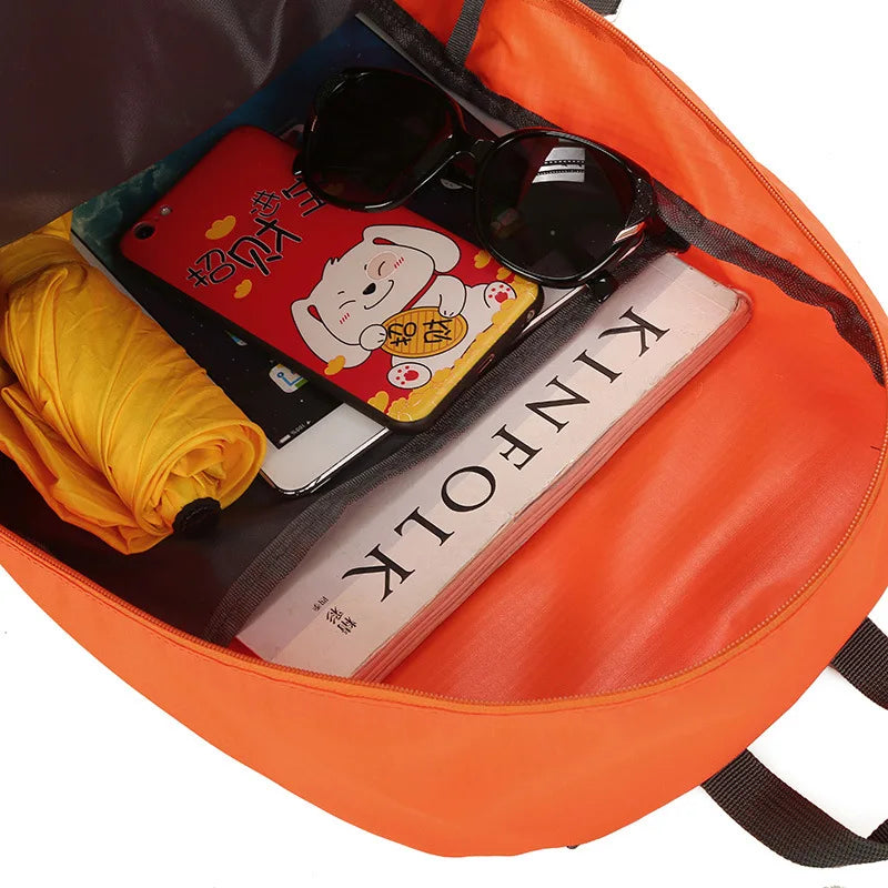 Nylon Foldable Backpack Waterproof Travel Folding Bag