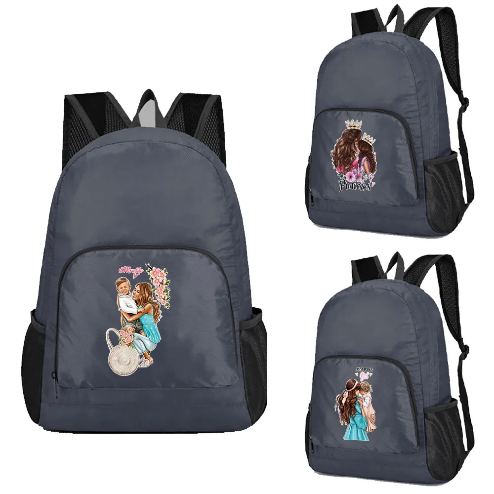 Foldable Backpack Ultralight Climbing Travel Hiking Bag Mom Pattern
