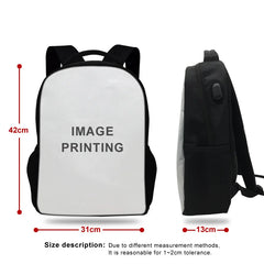 Lil Peep Backpack Hiphop 16inch School Bag For Teenagers Girls Boys