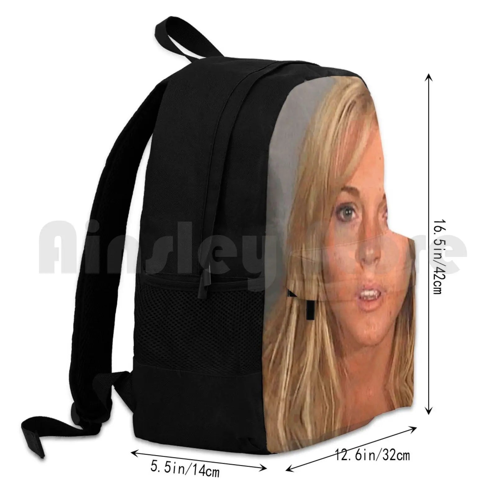 Lindsay Lohan Mugshot Backpack for Outdoor Sports