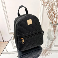 Lingge Embroidery Ladies Crossbody Mini Small Backpack Women Messenger Bag