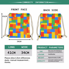 Animals Print Women's Mochila Drawstring Bag Stylish Cinch Backpack