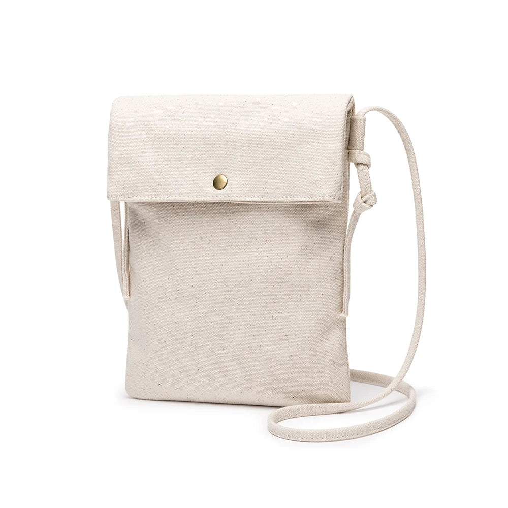 Literary Small Fresh Fairy Canvas Messenger Bag