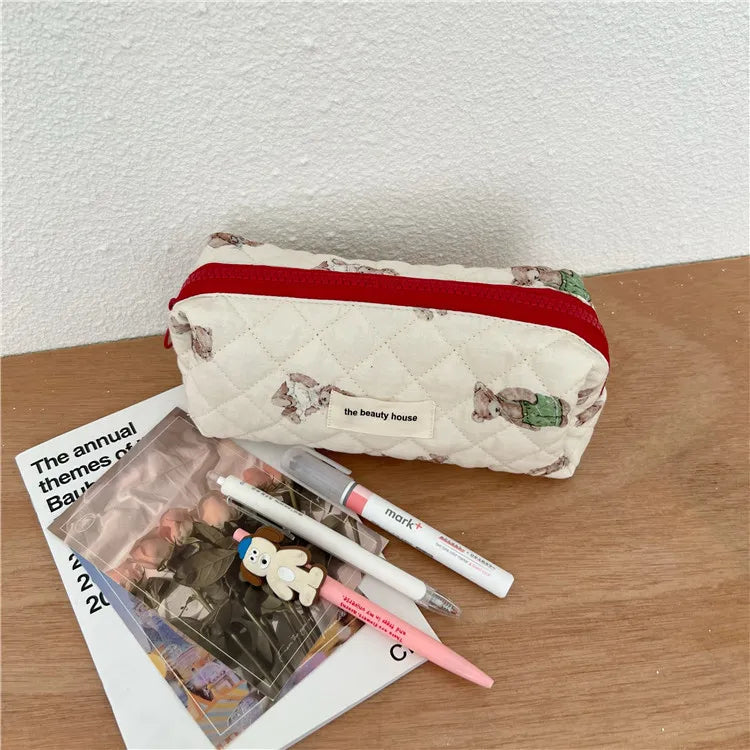 Little Bear Bunny Travel Cosmetic Bag Large Toiletry Bags Female Beauty Case