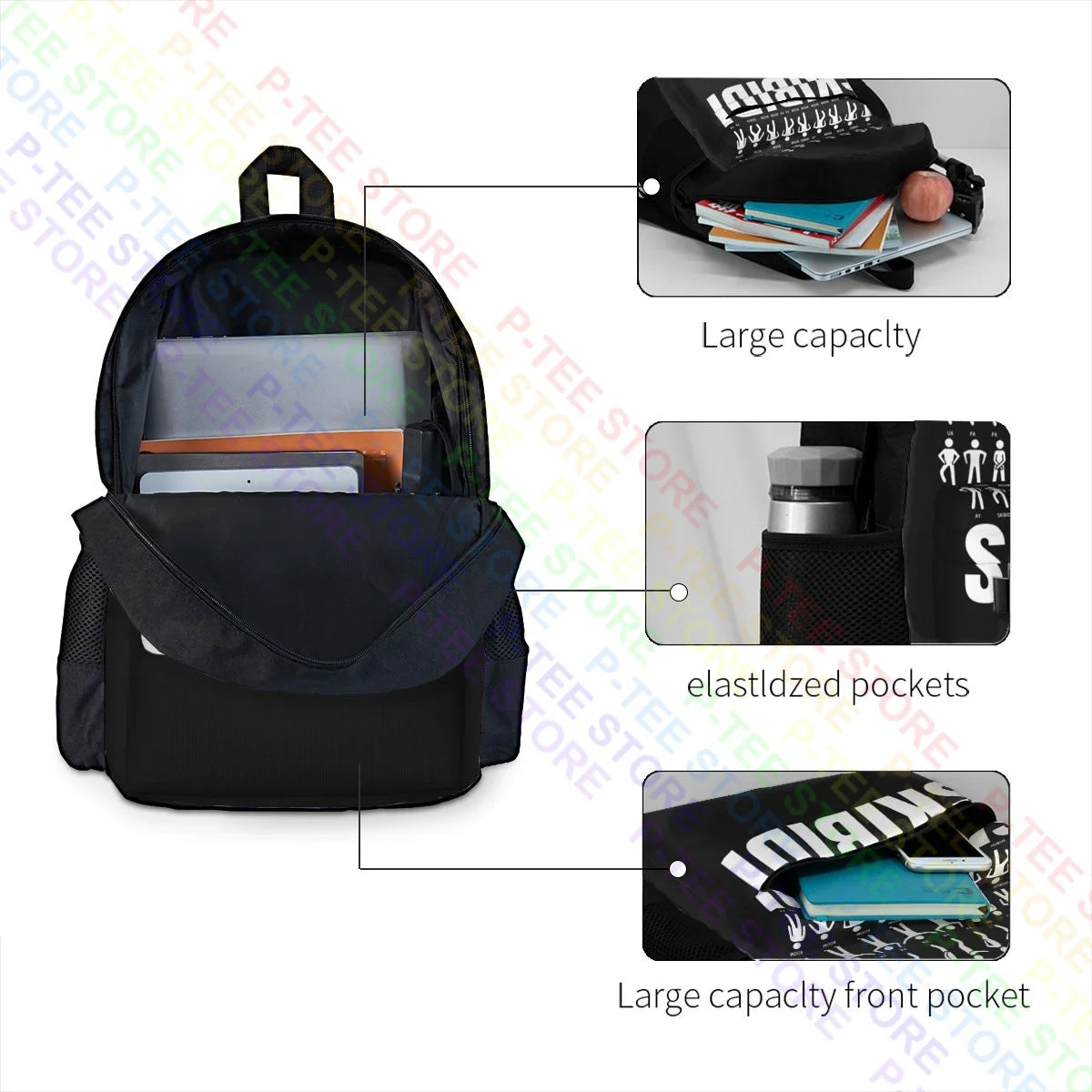 Skibidi Dance Routine Challenge Backpack Hot Beach Bag