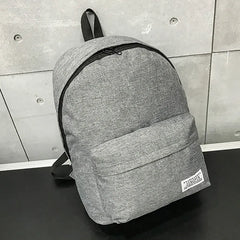 Girls Canvas Backpack College Student Travel Bag