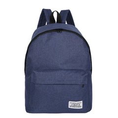 Girls Canvas Backpack College Student Travel Bag