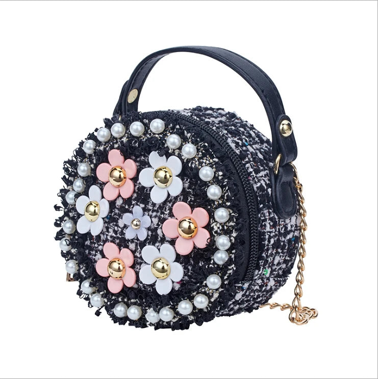 Toddler Princess Bag Baby Messenger Crossbody Flower Bag