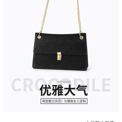Small Square Chain Bag PU Leather Shoulder Messenger Bag