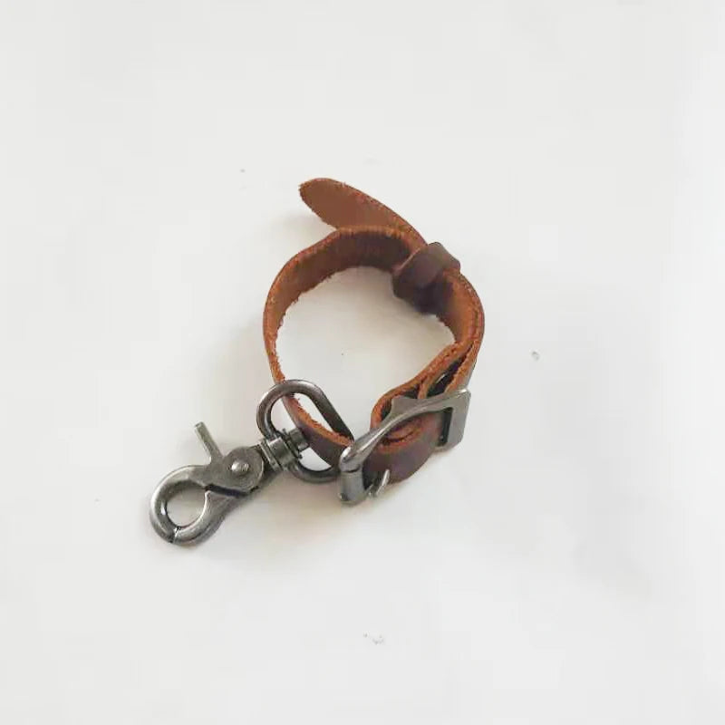 Motorcycle Bag Strap Leather Belt Wear-resistant Bike Bag Belt