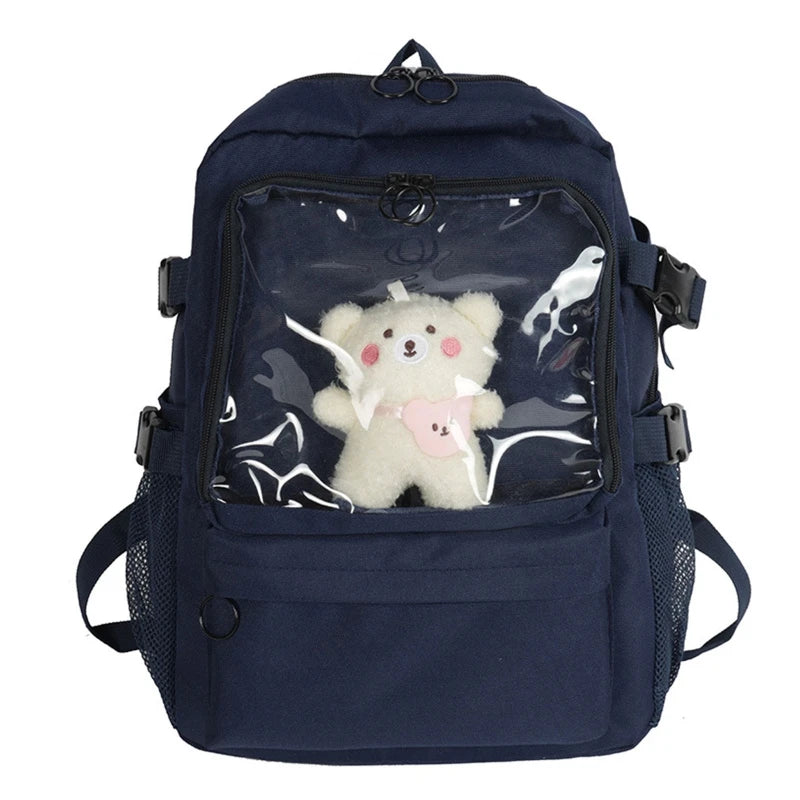 Lolita Bag Backpack Teenage Girls Schoolbag Ladies Student Nylon Daypack