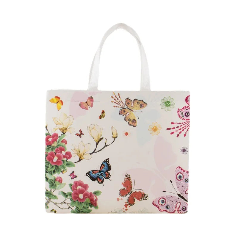 London Style Reusable Shopping Bag Waterproof Handbag Eco Friendly Shoulder Bag