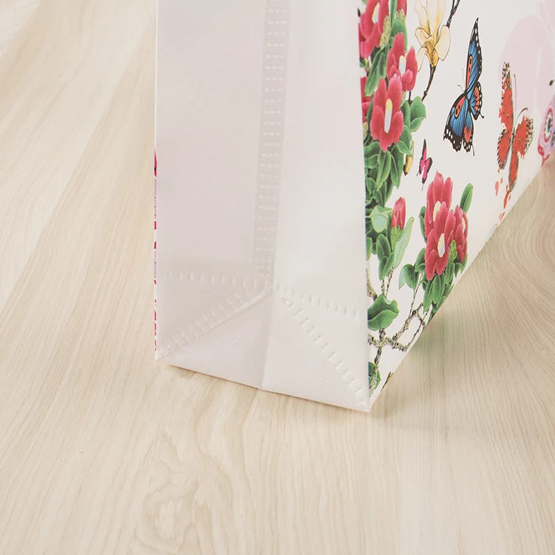 London Style Reusable Shopping Bag Waterproof Handbag Eco Friendly Shoulder Bag