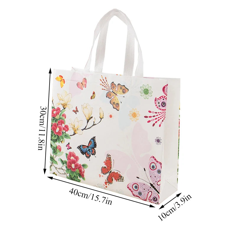 London Style Reusable Shopping Bag Waterproof Handbag Eco Friendly Shoulder Bag