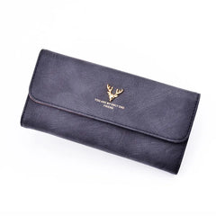 Long Ladies Wallet Soft PU Leather Large Capacity Clutch