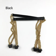 Aluminum Superfiber Leather Flat Handles for O Bag Classic Mini