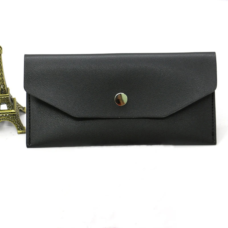 Long Women Wallets Leather Money Clutch Bag Multifunctional Female Purse
