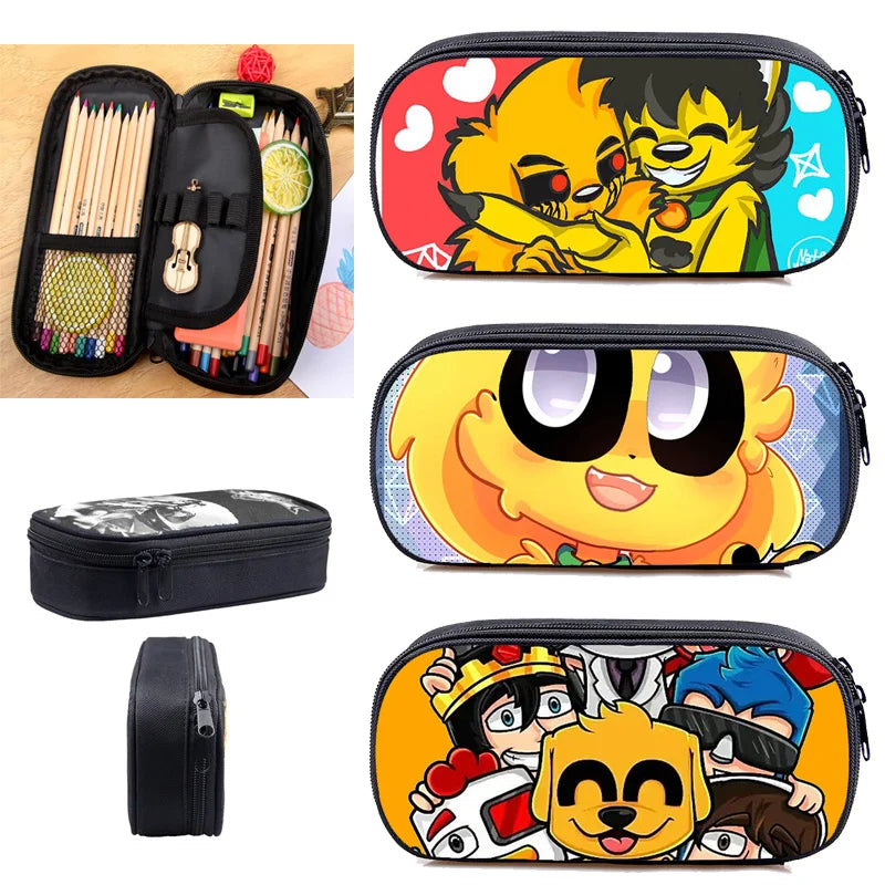 Compas Mikecrack Pencil Case 3D Anime Makeup Storage Box