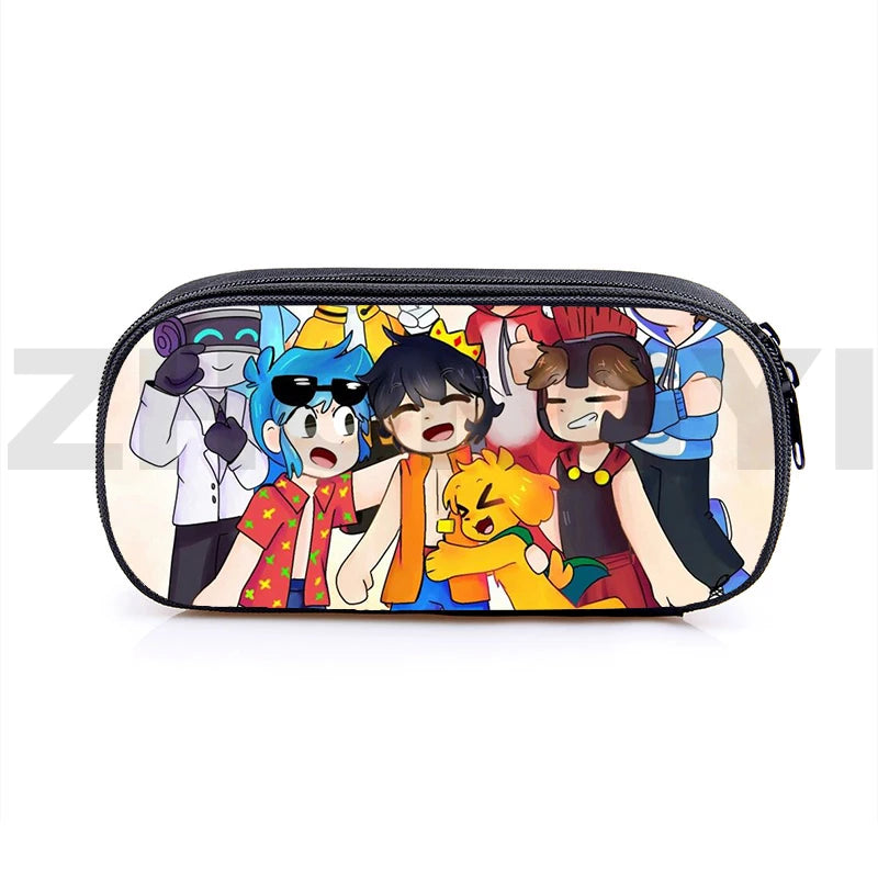 Compas Mikecrack Pencil Case 3D Anime Makeup Storage Box