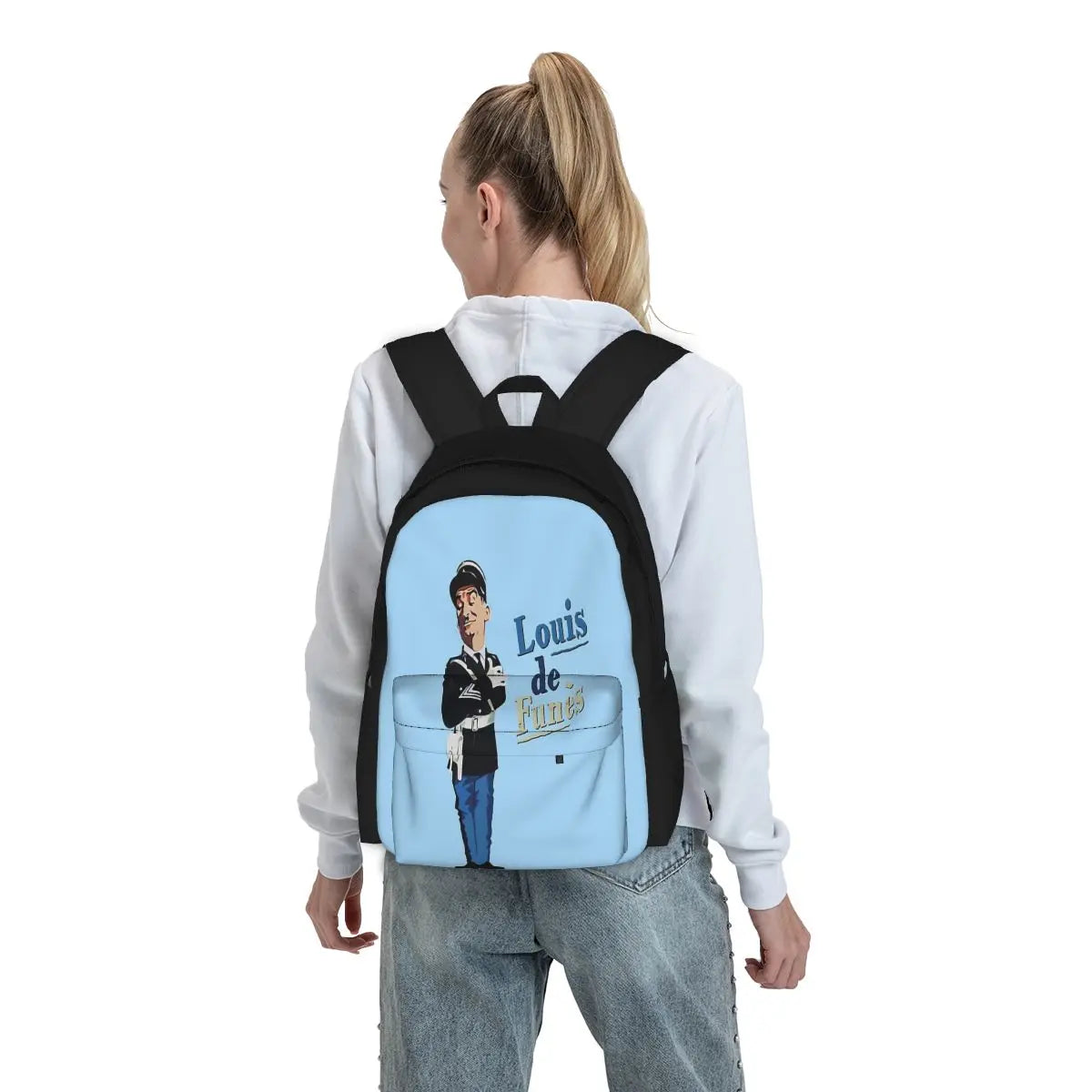Retro School Backpack for Men and Women