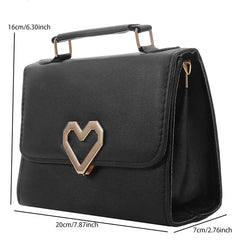 Love Button Shoulder Bag Small Square Bag Crossbody