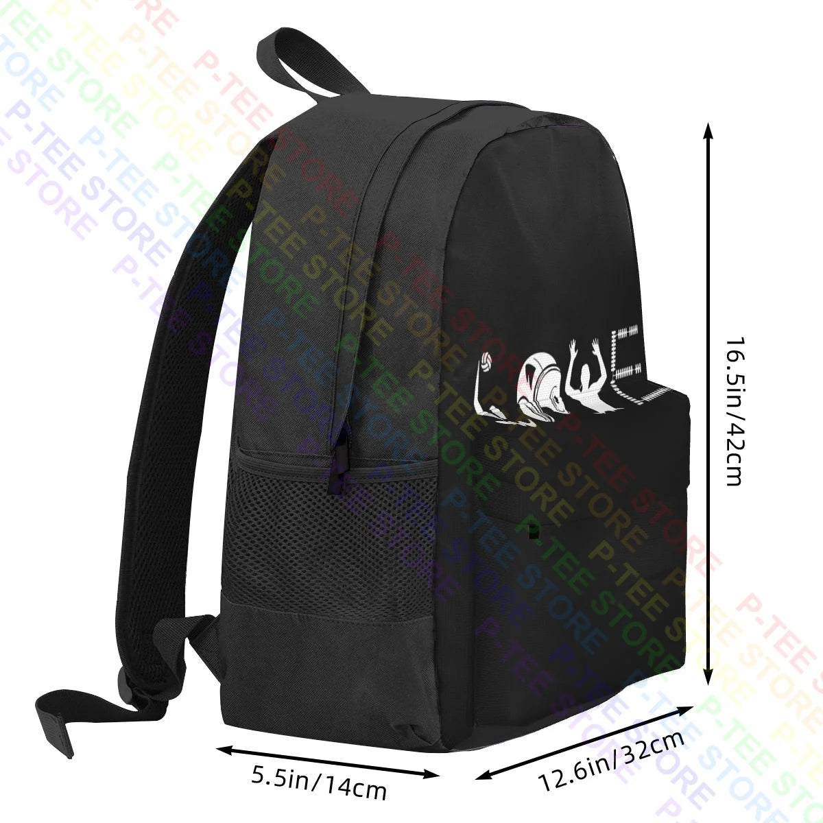 Love Water Polo Coye Large Capacity Backpack Schoolbag