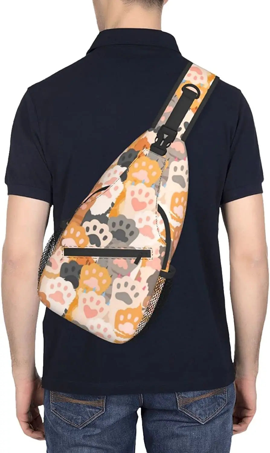 Lovely Cats Sling Backpack Casual Crossbody Shoulder Bag