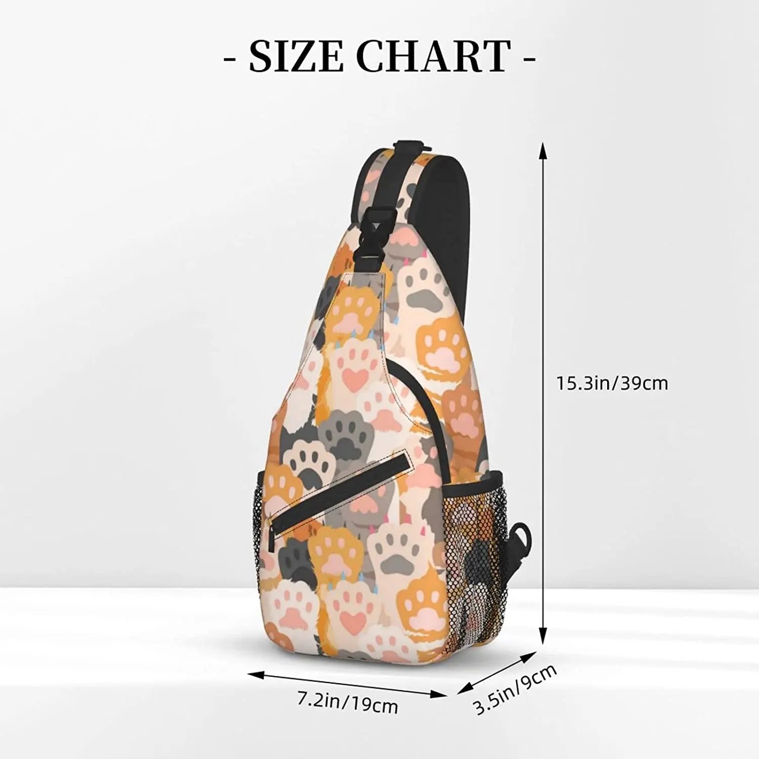 Lovely Cats Sling Backpack Casual Crossbody Shoulder Bag