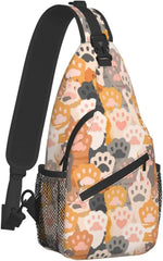 Lovely Cats Sling Backpack Casual Crossbody Shoulder Bag