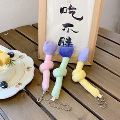 Lovely Tulips Bag Key Chain Hair Accessories