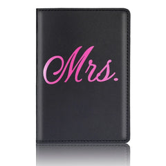 Lover Couple Passport Cover Holder for Travel Gift